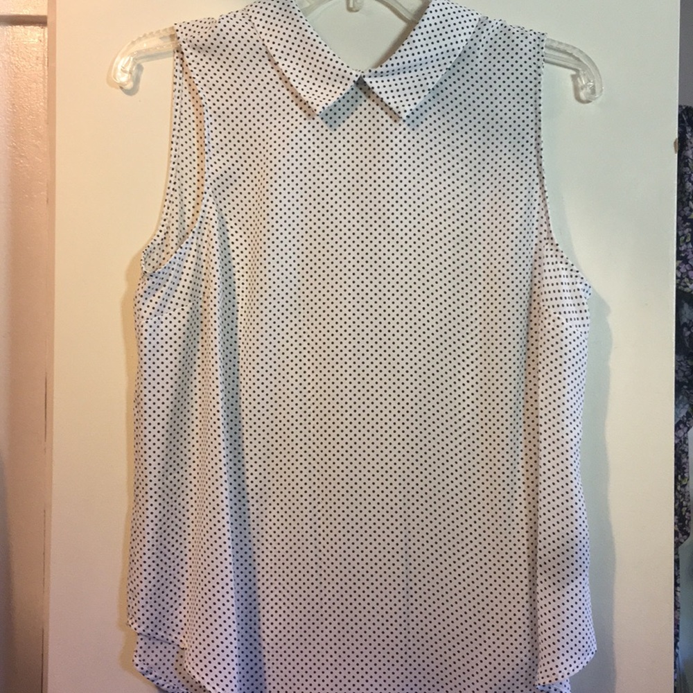 Who What Wear polka dot blouse, size S
